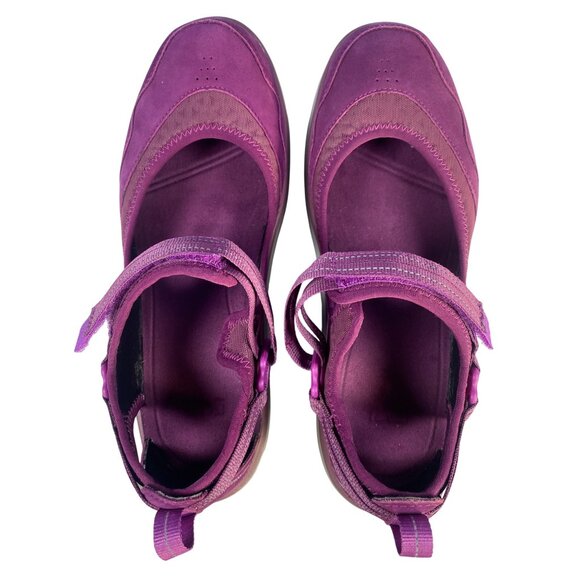 NEW Teva Terra-Float Leather Waterproof Shoes Sneakers Mary Jane W's 10 Purple - Picture 9 of 14